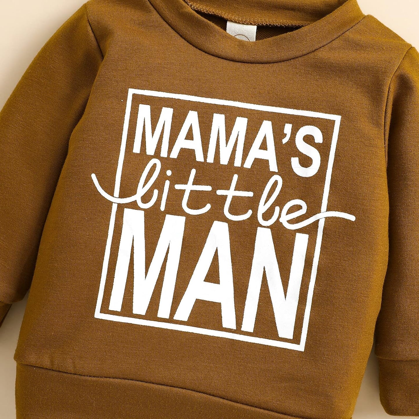 Baby Boys Pullover Sweatshirt MAMA'S BOY Letter Tops Shirt Toddler Boy Fall Cotton Blouse Clothes